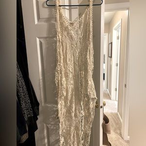 Boho lace cover up